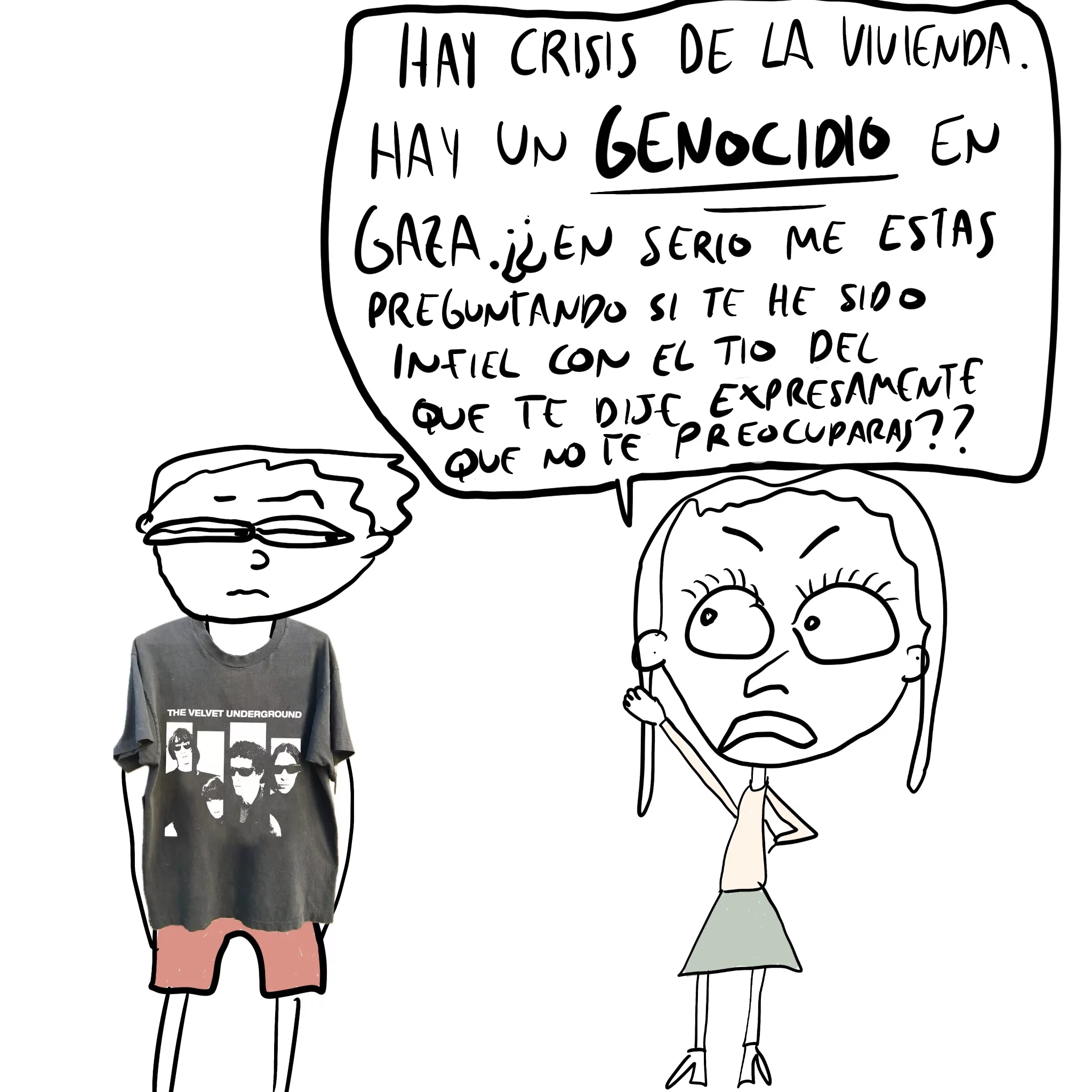 hay um genocidio ahi fuera